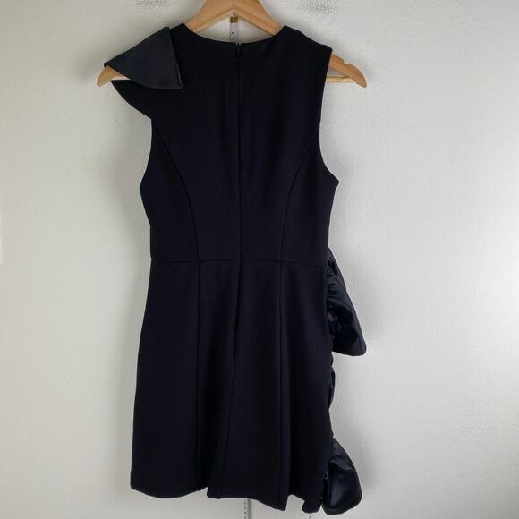 Hutch Ruffle Sheath Dress Size XS Black Mini Anthropologie - Picture 10 of 14
